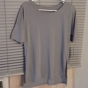 Nike yoga short sleeve top